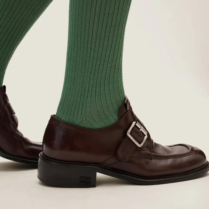 Leather shoes with buckle - Image 5