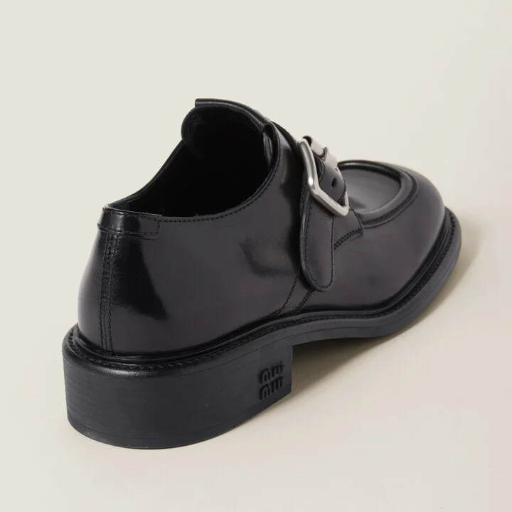 Leather shoes with buckle - Image 3