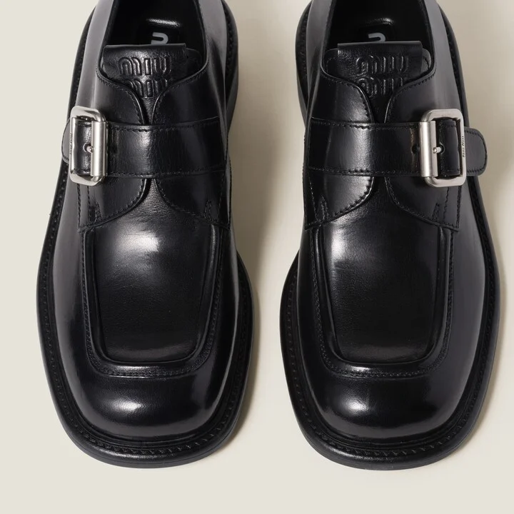Leather shoes with buckle - Image 4
