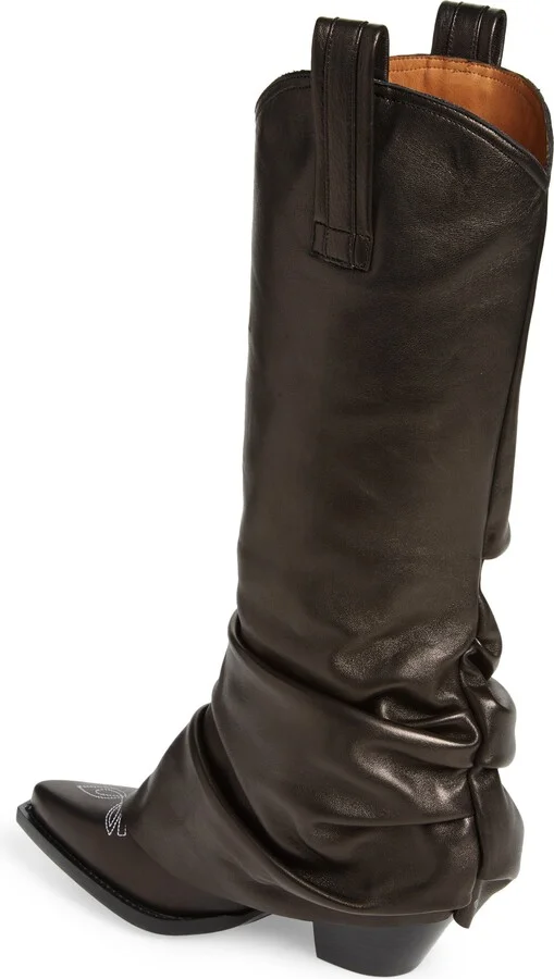 Leather Sleeve Cowboy Boot - Image 2