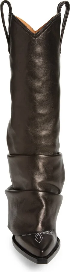 Leather Sleeve Cowboy Boot - Image 4