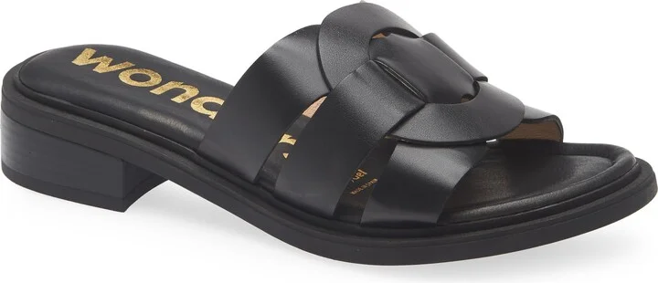 Leather Slide Sandal