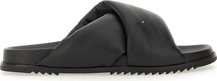 Leather Slide Sandal