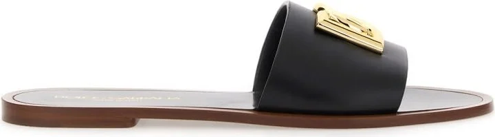 Leather Slide Sandal