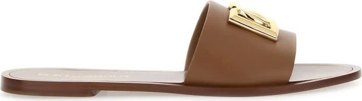 Leather Slide Sandal