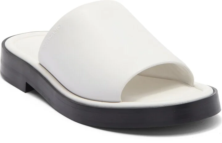 Leather Slide Sandal
