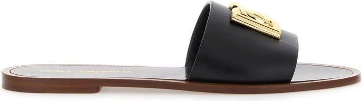 Leather Slide Sandal