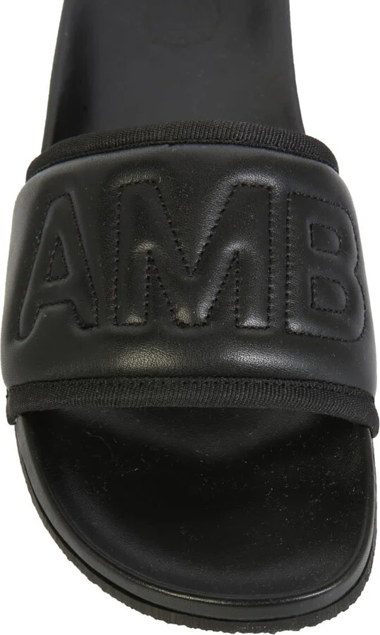 Leather Slide Sandals - Image 4