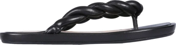 Leather Slide Sandals