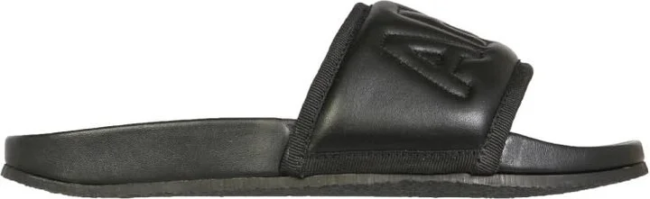 Leather Slide Sandals