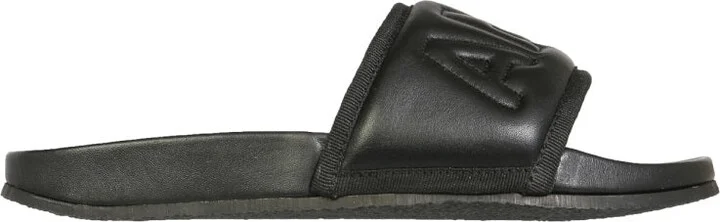 Leather Slide Sandals