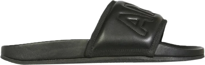 Leather Slide Sandals