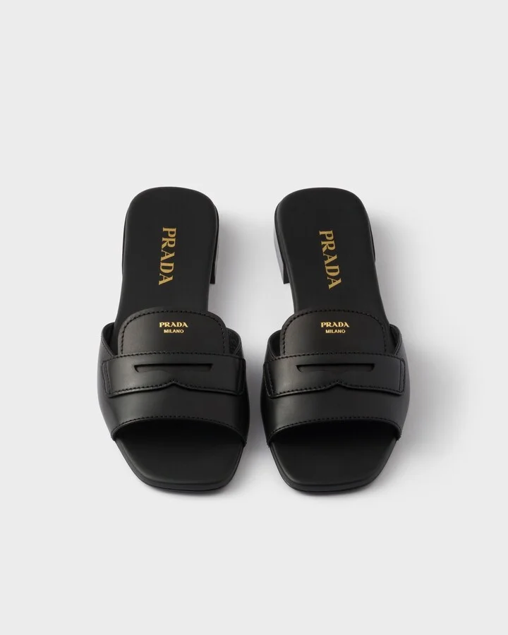 Leather slides - Image 3