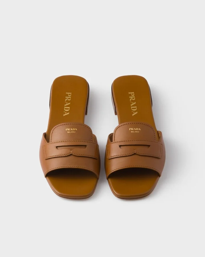 Leather slides - Image 3