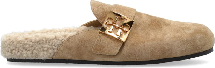 Leather Slides Amalfi, , - Beige