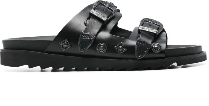 Leather Slides