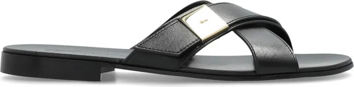 Leather Slides
