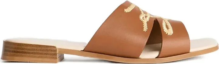 Leather Slides