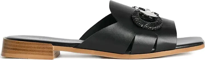 Leather Slides