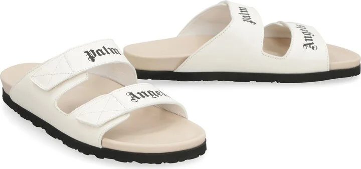 Leather Slides With Logo - Image 3