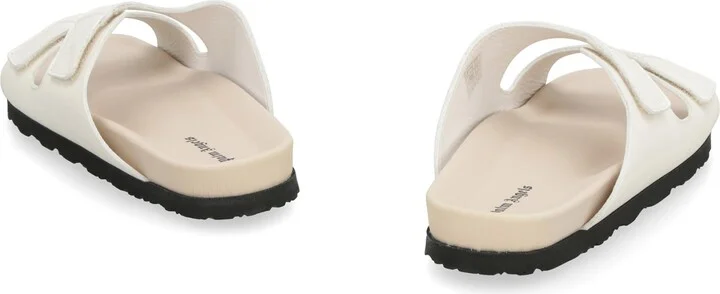 Leather Slides With Logo - Image 4