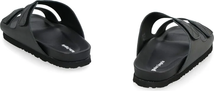 Leather Slides With Logo - Image 4