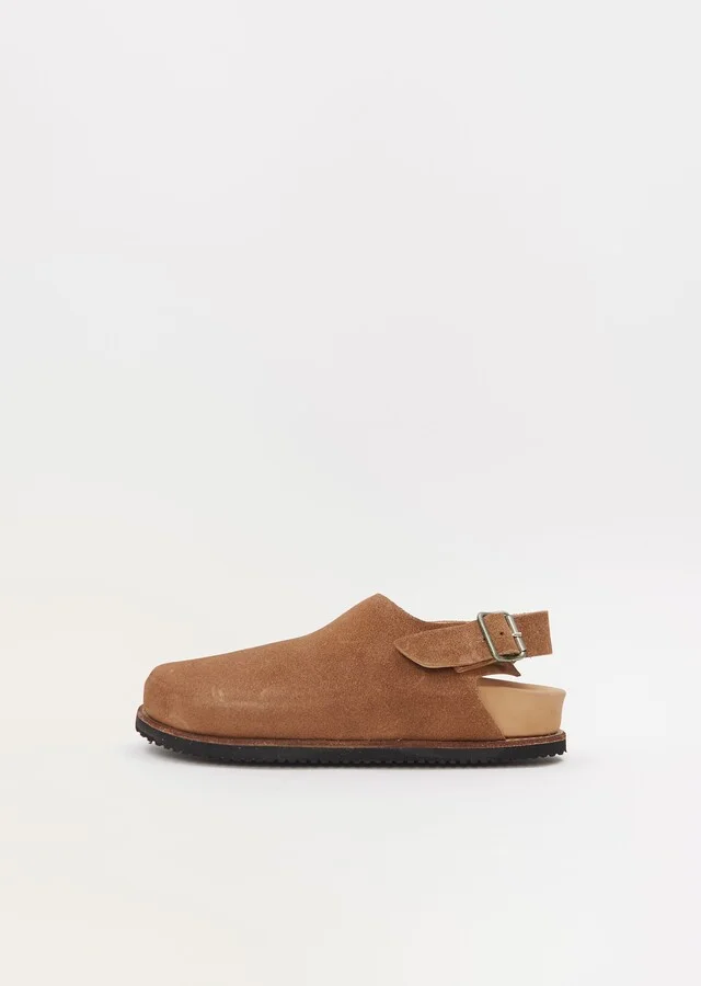 Leather Sling Back Sandal
