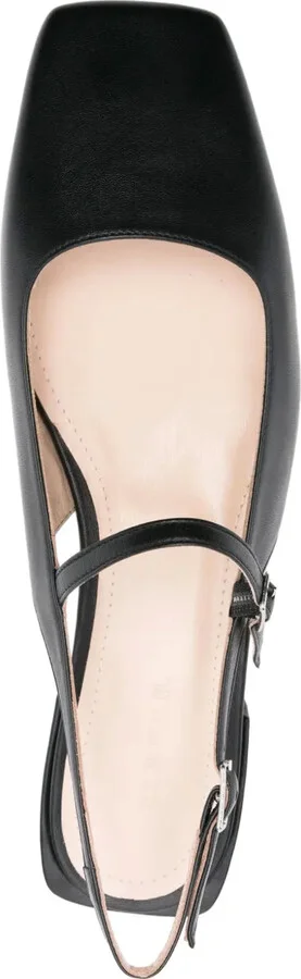 Leather Slingback Ballerina Shoes - Image 4