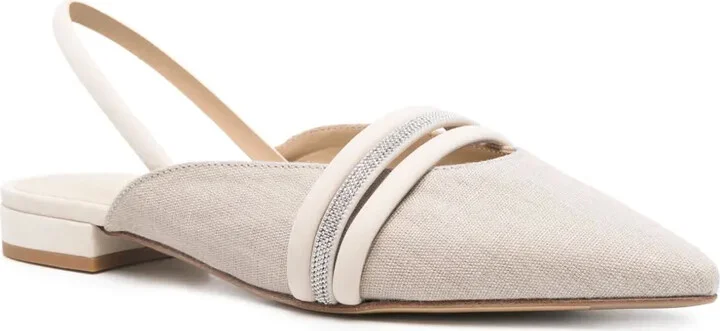 Leather Slingback Ballet Flats - Image 2