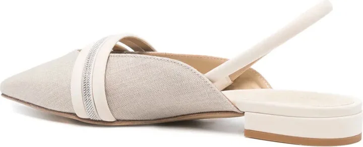 Leather Slingback Ballet Flats - Image 3