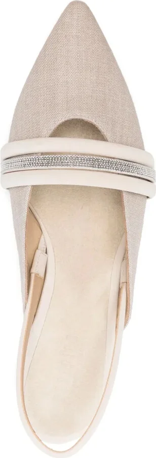 Leather Slingback Ballet Flats - Image 4