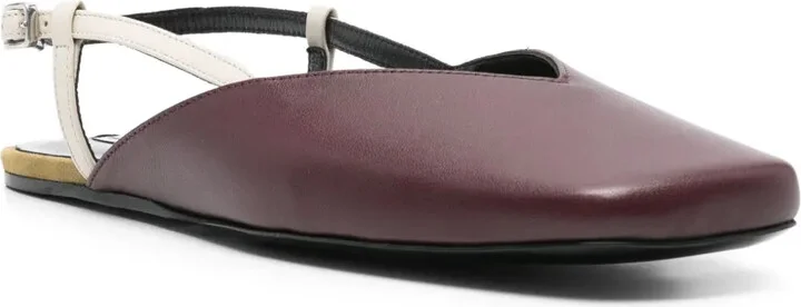 Leather Slingback Ballet Flats - Image 2