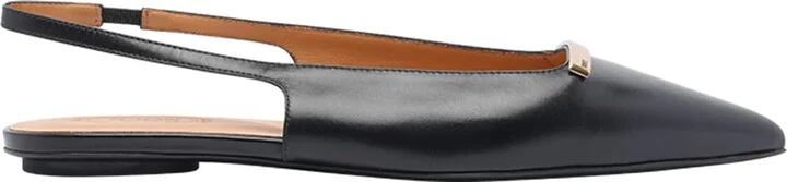 Leather Slingback Ballets