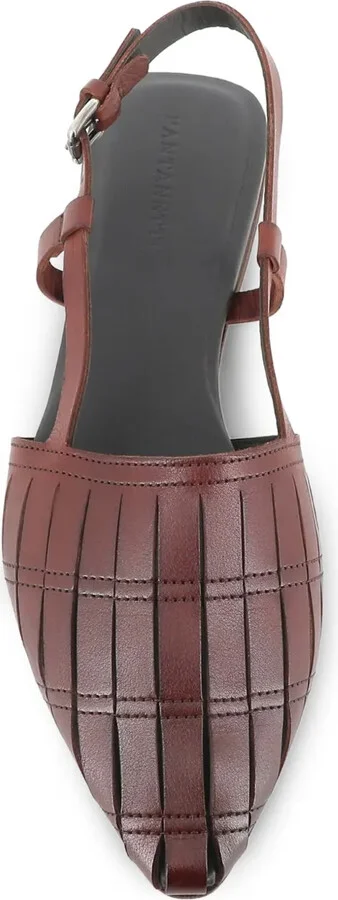 Leather Slingback Flats - Image 4