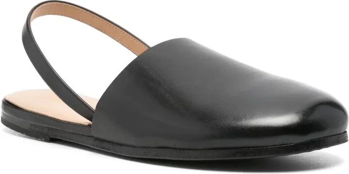 Leather Slingback Mules - Image 2