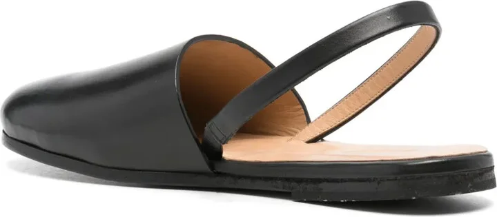 Leather Slingback Mules - Image 3