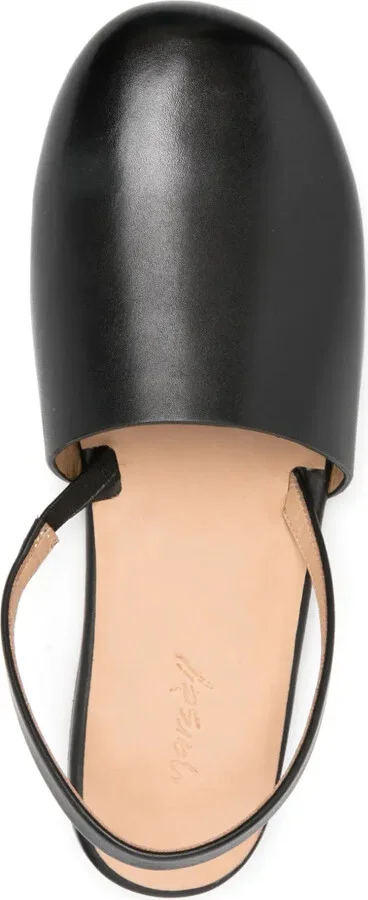 Leather Slingback Mules - Image 4