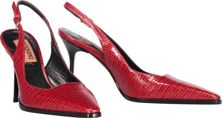 Leather Slingback Pumps - Image 2