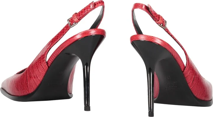 Leather Slingback Pumps - Image 3