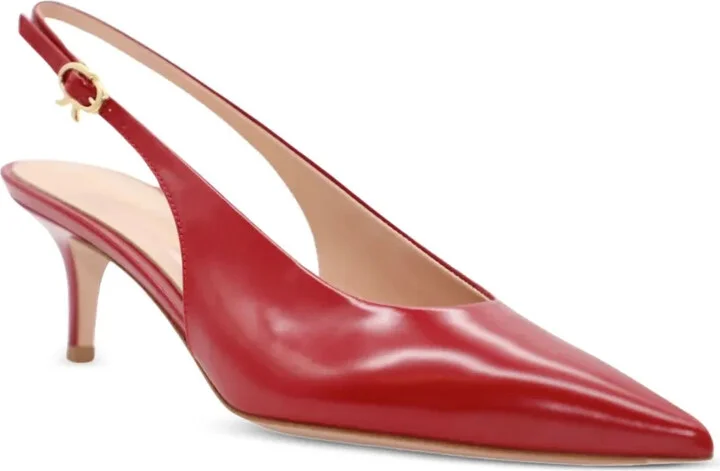 Leather Slingback Pumps - Image 2