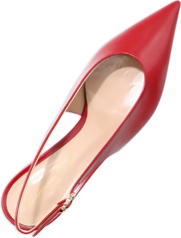 Leather Slingback Pumps - Image 4
