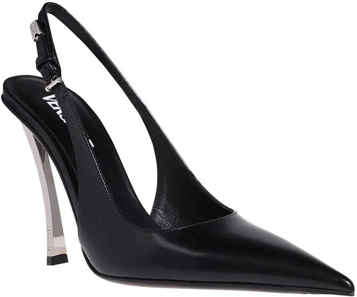 Leather Slingback Pumps - Image 2