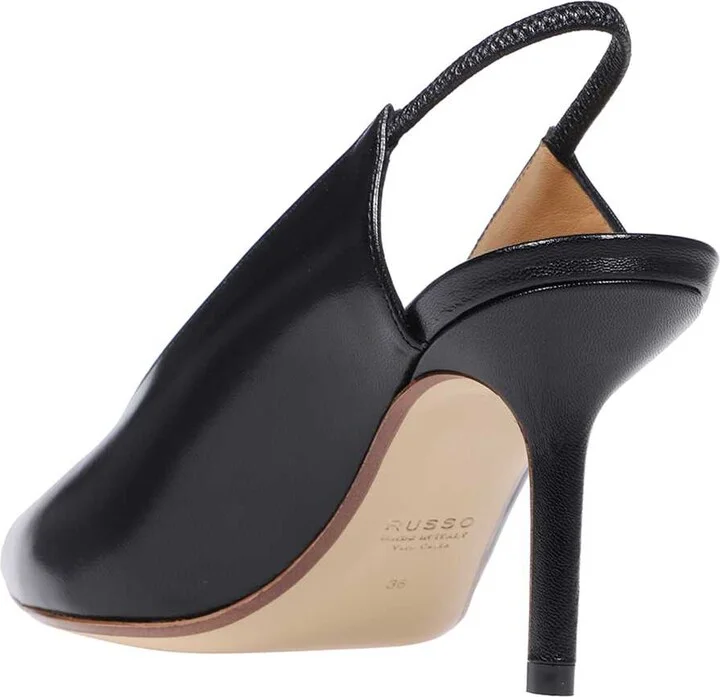 Leather Slingback Pumps - Image 2