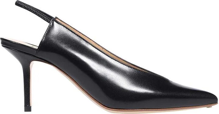 Leather Slingback Pumps - Image 3