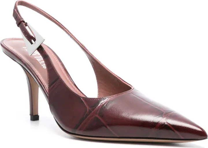 Leather Slingback Pumps - Image 2