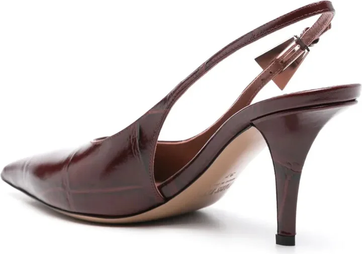 Leather Slingback Pumps - Image 3