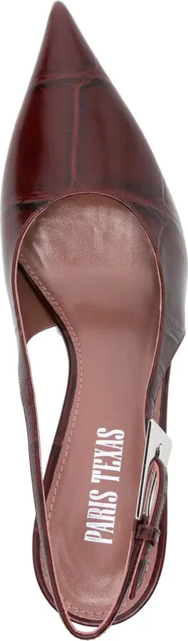 Leather Slingback Pumps - Image 4