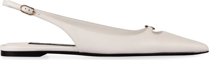 Leather Slingback Pumps - Image 2