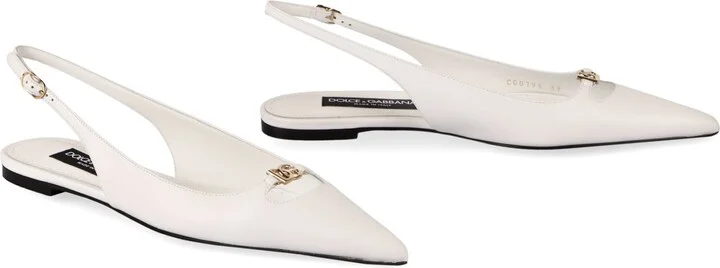 Leather Slingback Pumps - Image 3