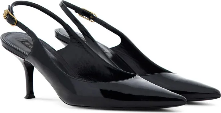 Leather Slingback Pumps - Image 2